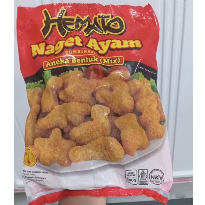 

HEMATO NUGGET AYAM ANEKA BENTUK KARAKTER 500GR