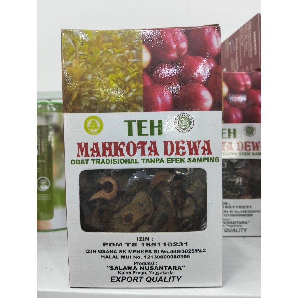 

[ BPOM ] Teh Mahkota Dewa | Herbal Darah tinggi, Diabet, Asam Urat, Rematik, Kanke