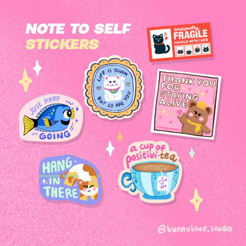 

Self Love Stickers: Note to Self