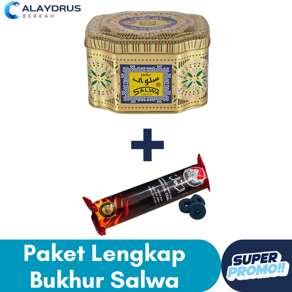 Paket Dupa Buhur Bukhur Bukhoor Arab Salwa Odour By Surrati Asli Original 100 Gr Termurah / Bakhoor 
