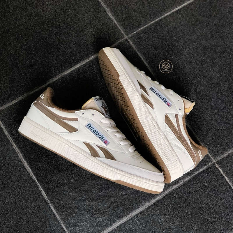 REEBOK CLASSIC CLUB C REVENGE VINTAGE CHALK WHITE BLACK BROWN ORIGINAL