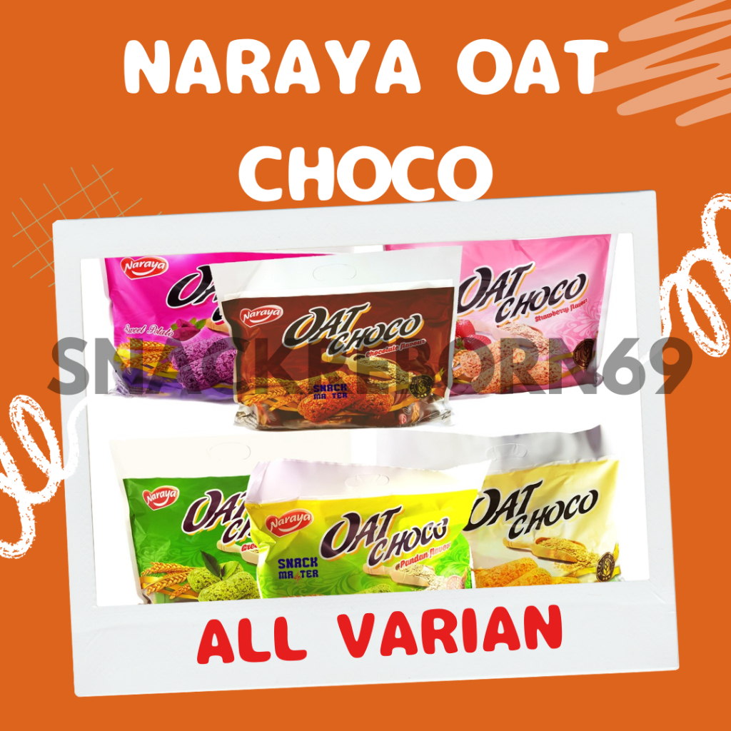 

Oat Choco Naraya All Varian 10 gram Isi 40 Pcs