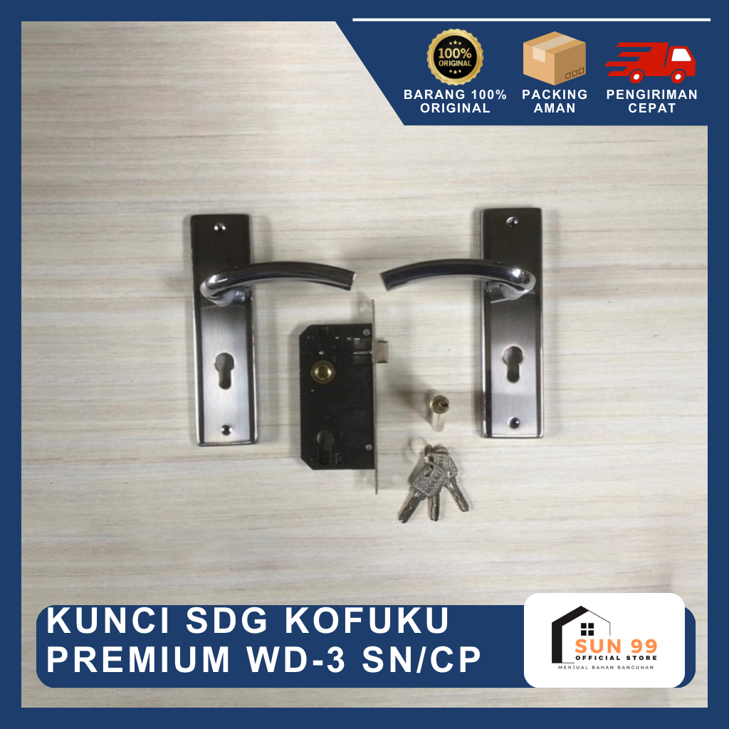 Kunci Pintu Kamar Sedang KOFUKU PREMIUM Handle Gagang Pintu