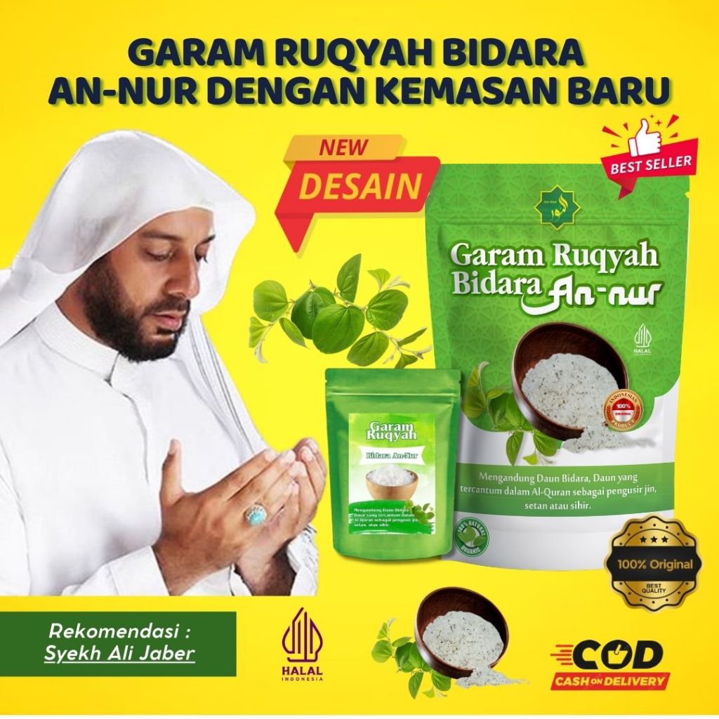 

garam ruqyah daun bidara sudah diasma 500gram penangkal sihir