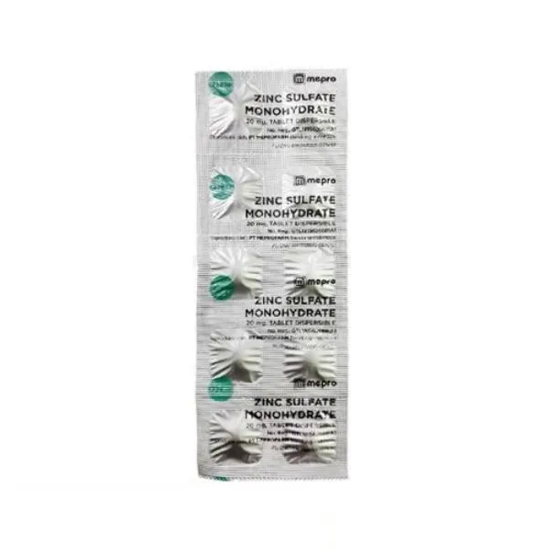 ZINC MEPRO 20 MG STRIP 10 TABLET