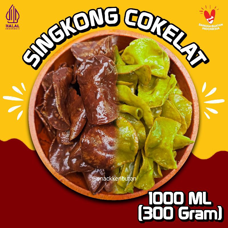 

Singkong Cokelat Lumer 500/1000 ML By Snack Keributan