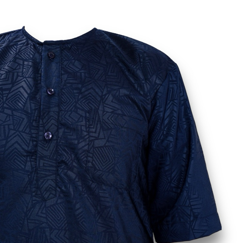 gamis embos lengan pendek gamis pria lengan pendek bahan embos