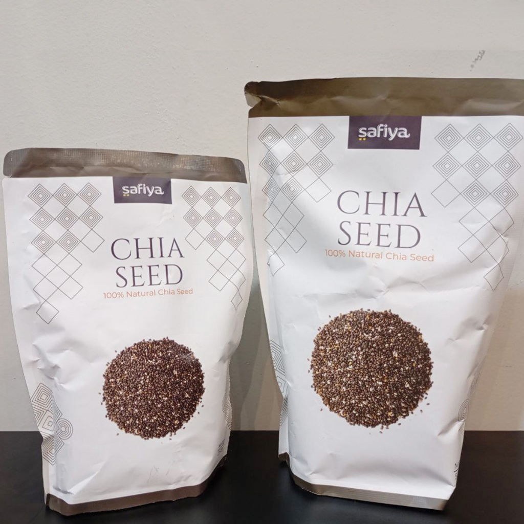 

Biji Chia Premium Minuman Pengganti Biji Selasih Superfood Penuh Nutrisi Safiya Chia Seed 100% Organik