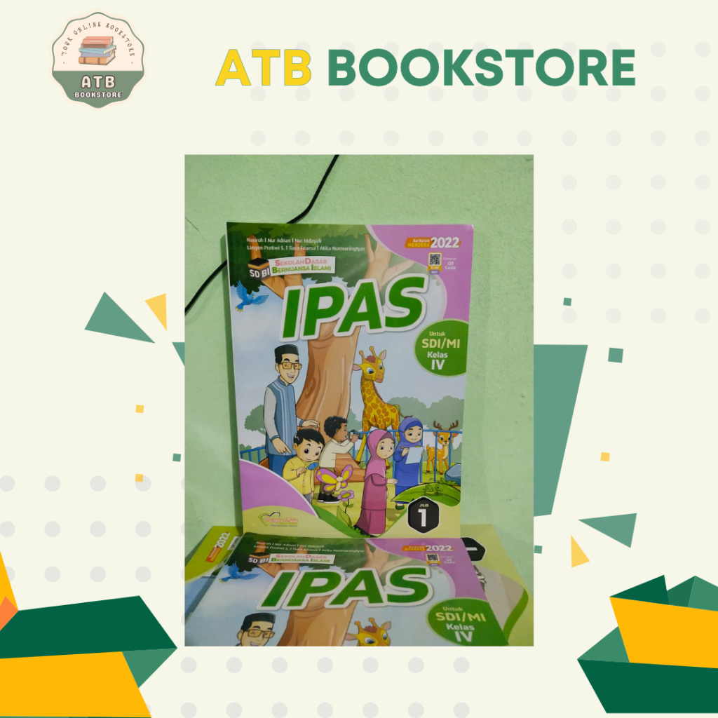 Buku IPAS (SDBI) Jilid 1 Kelas 4 SD/MI Kurikulum Merdeka - Pustaka Mulia
