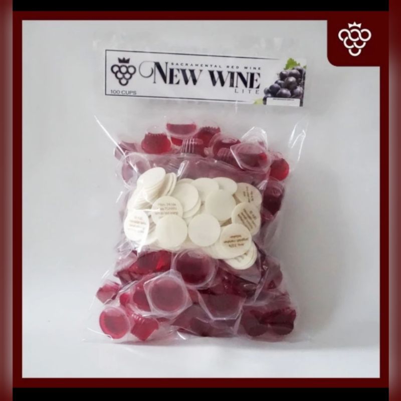 

Anggur Perjamuan Gereja Lite Cup + Hosti Ayat - Isi 100 (Bahasa Indonesia)