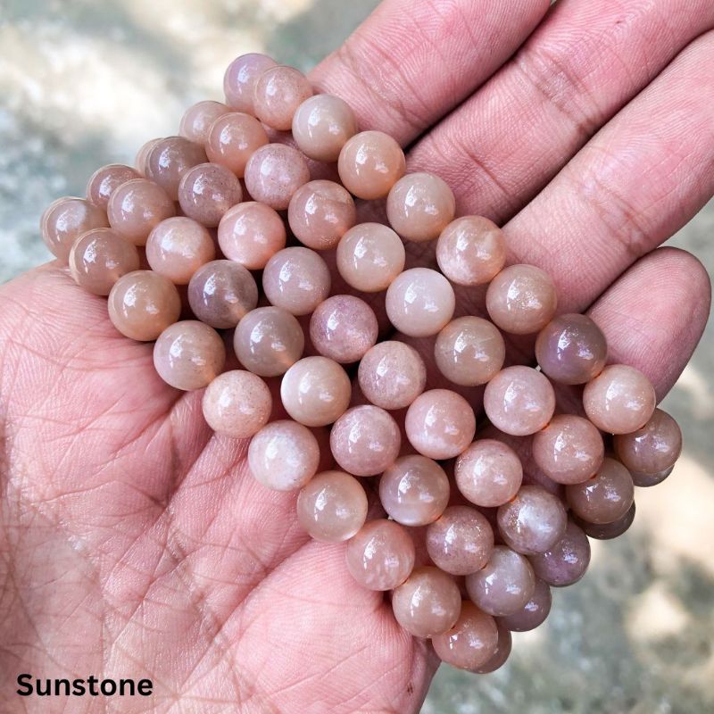 Gelang batu SUNSTONE Natural lam