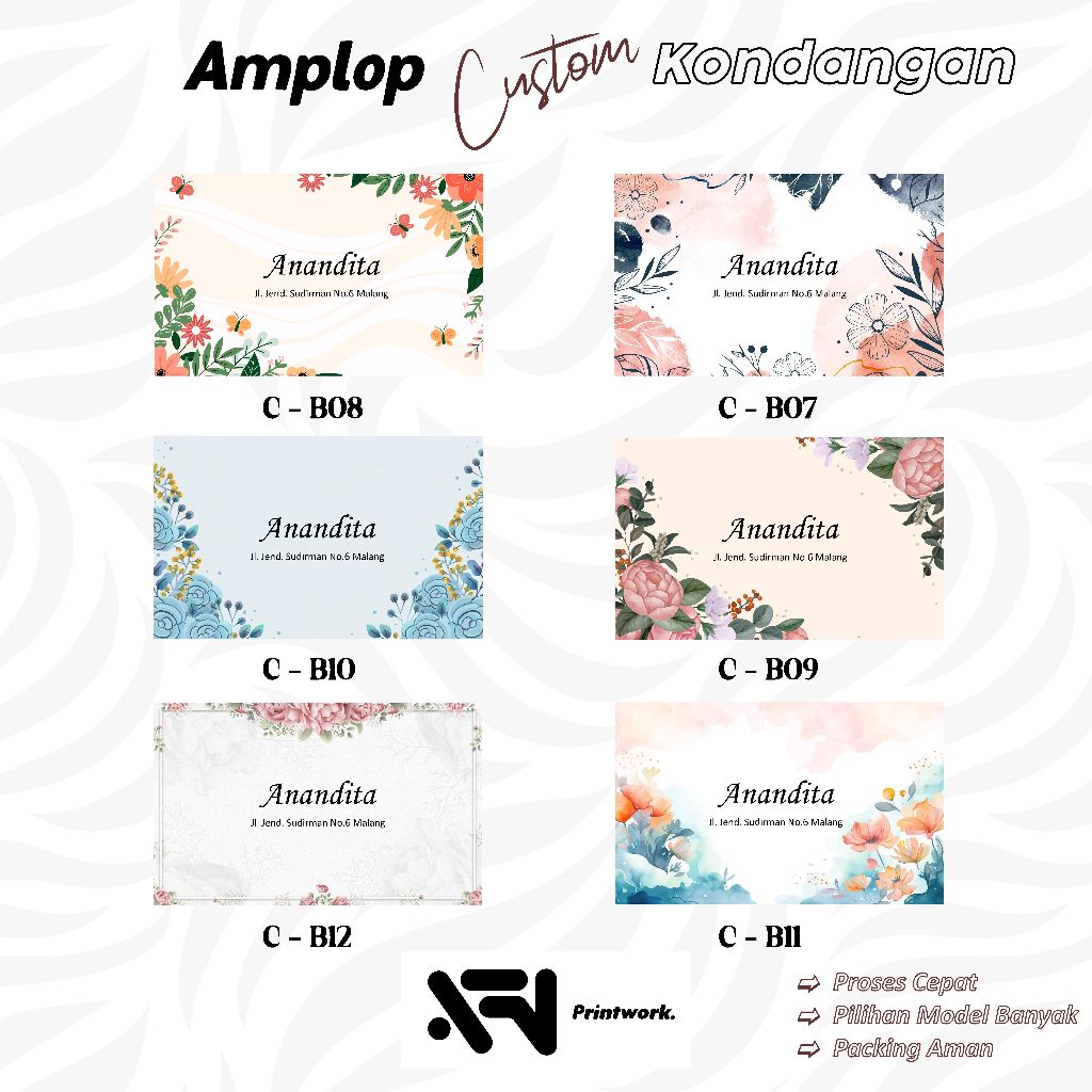 

AMPLOP CUSTOM Kondangan/ Wedding Envelope/ Buwuhan || PAPERLINE 80gsm