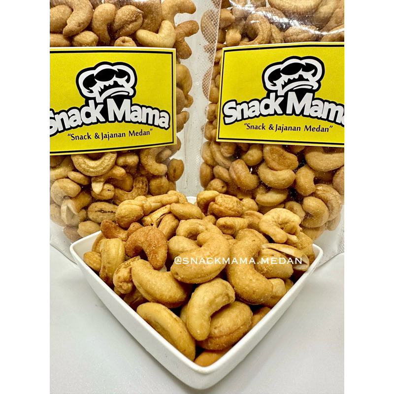 

KACANG MEDE OVEN GRADE SUPER / KACANG MONYET BAWANG 100GR | SNACKMAMA