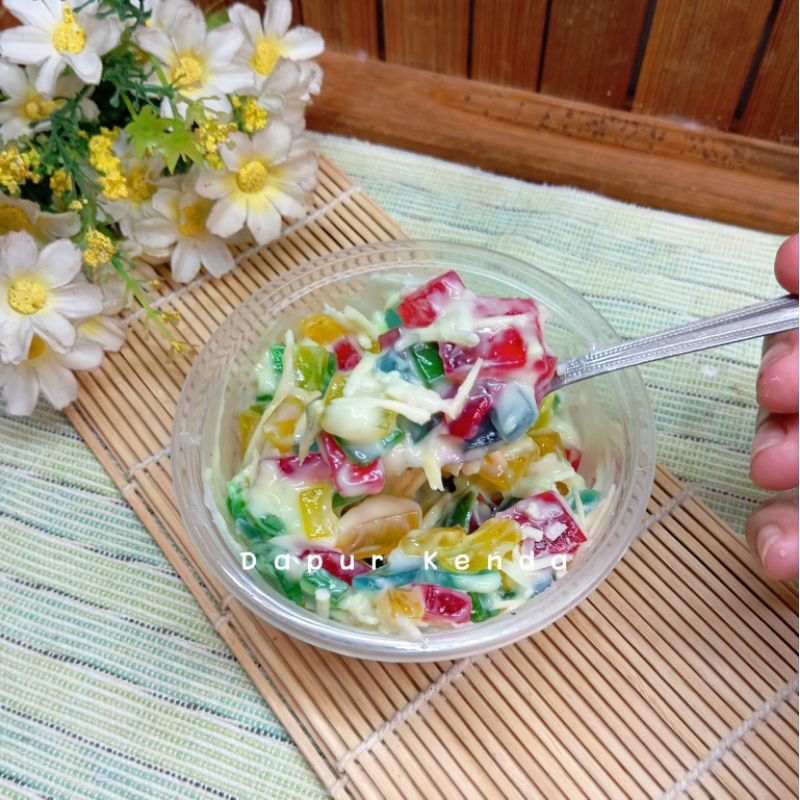 

Salad Jelly Keju / Jelly Salad / Cemilan Jelly / Salad Jelly Enak