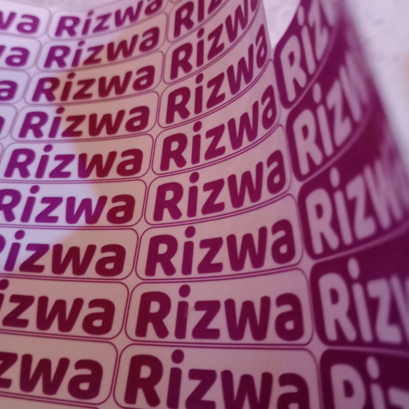 Cetak stiker vinyl transparan (A3+)