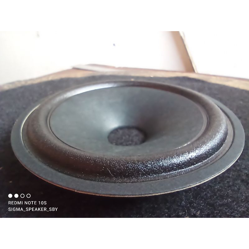 Daun speaker 4 inch pinggiran kain ( bukan spons/karet ) / Daun speaker midrange 4 in / Daun speaker