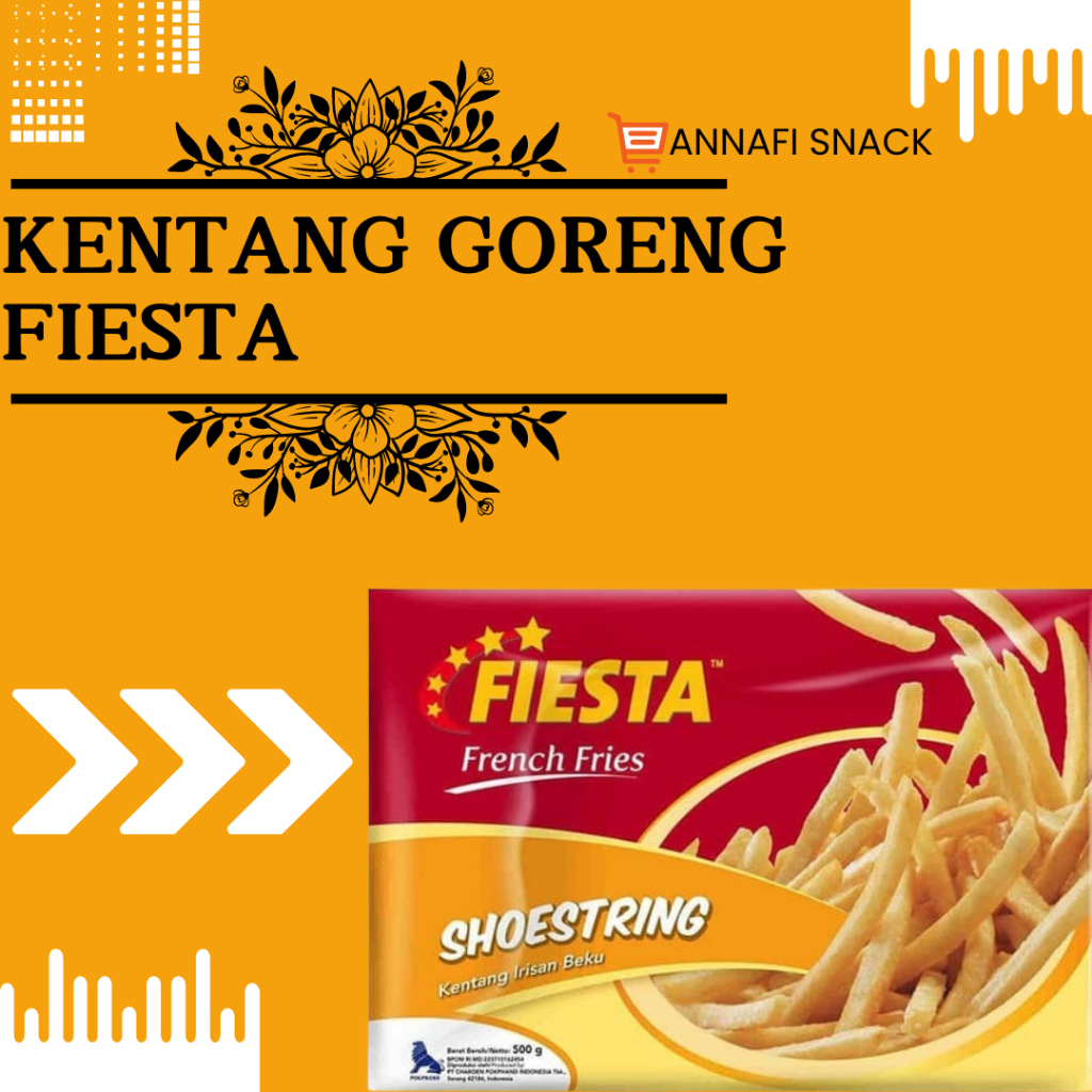 

KENTANG GORENG FIESTA 500 GRAM // FRENCH FRIES