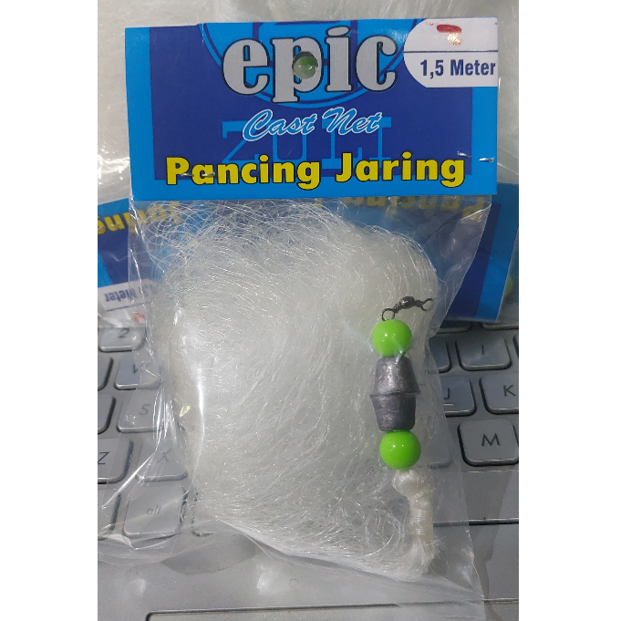 Pancing Jaring epic No.2 Panjang 1,5 Meter Jaring Pancing Ikan