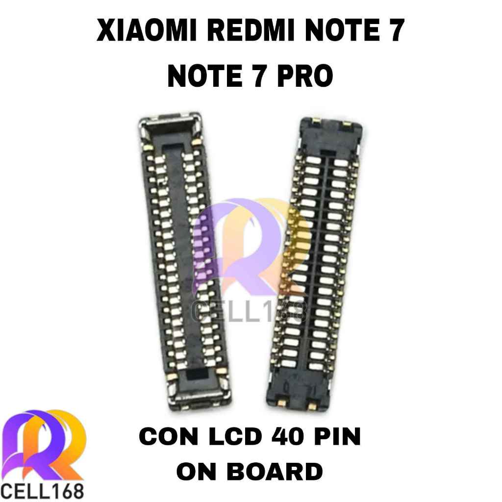 KONEKTOR LCD REDMI NOTE 7 NOTE 7 PRO SOKET CONNECTOR LCD FPC DIMESIN