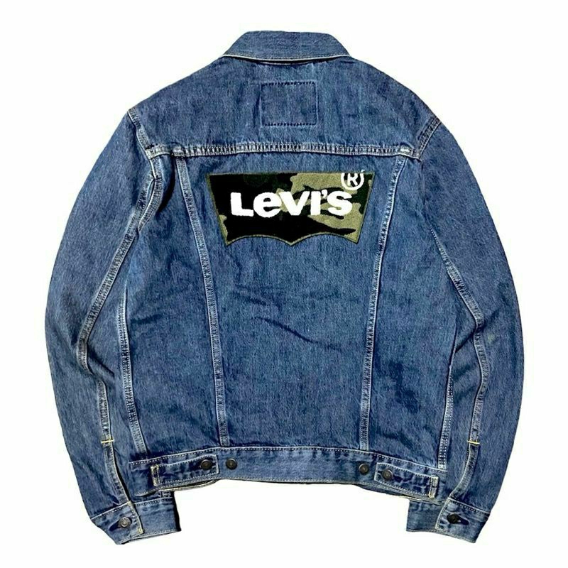 jaket levis trucker biglogo second