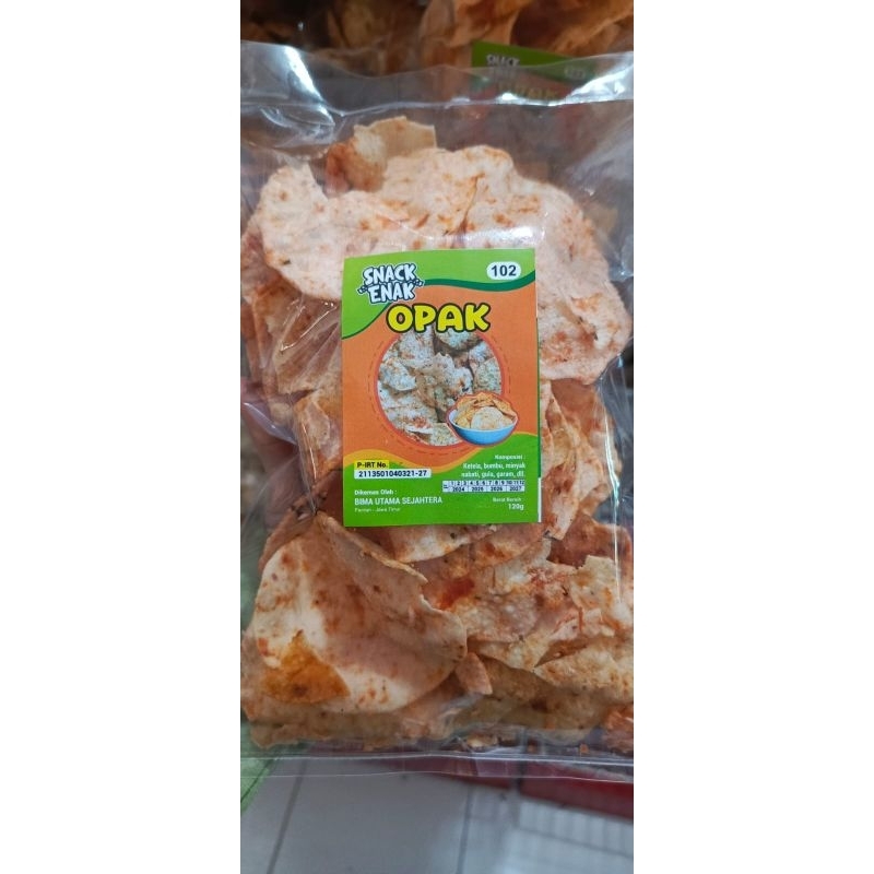 

Snack Enak Opak Pedas 120gr