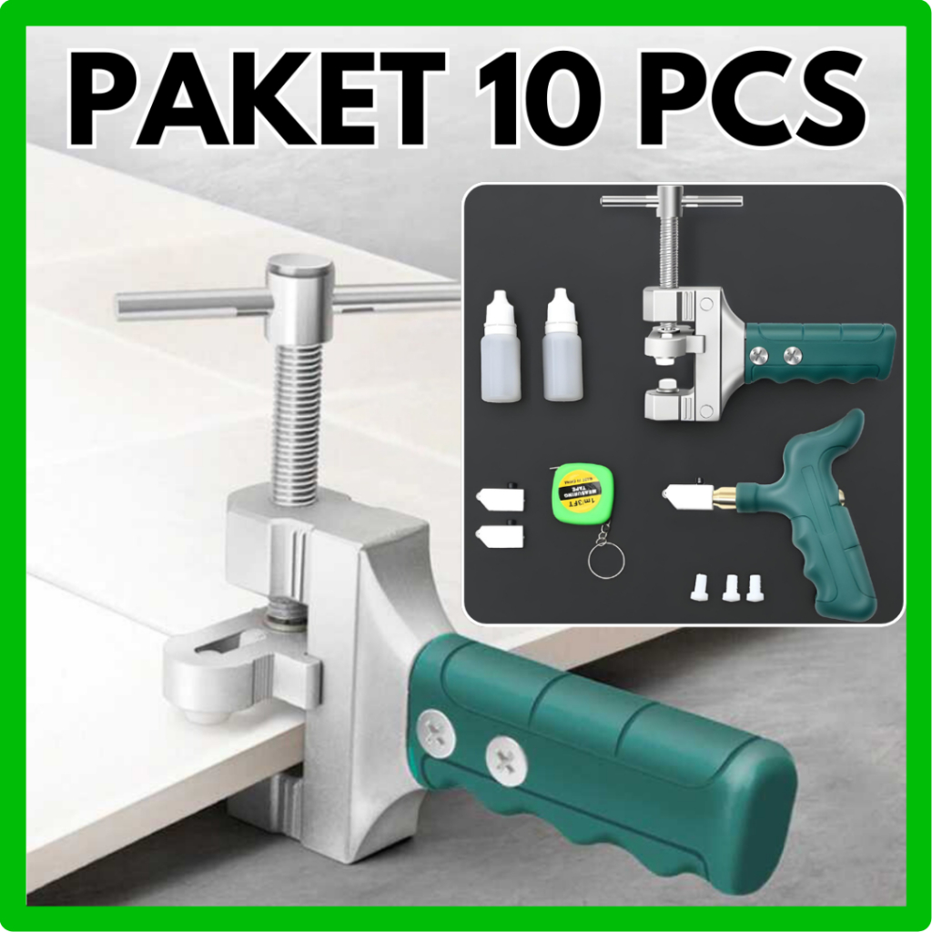 PAKET 10 PCS alat potong granite manual alat potong keramik kaca ubin manual dorong 80 cm rubi