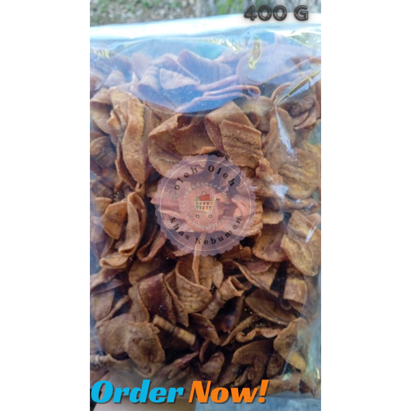 

Keripik Salai Pisang Crispy 400 Gram