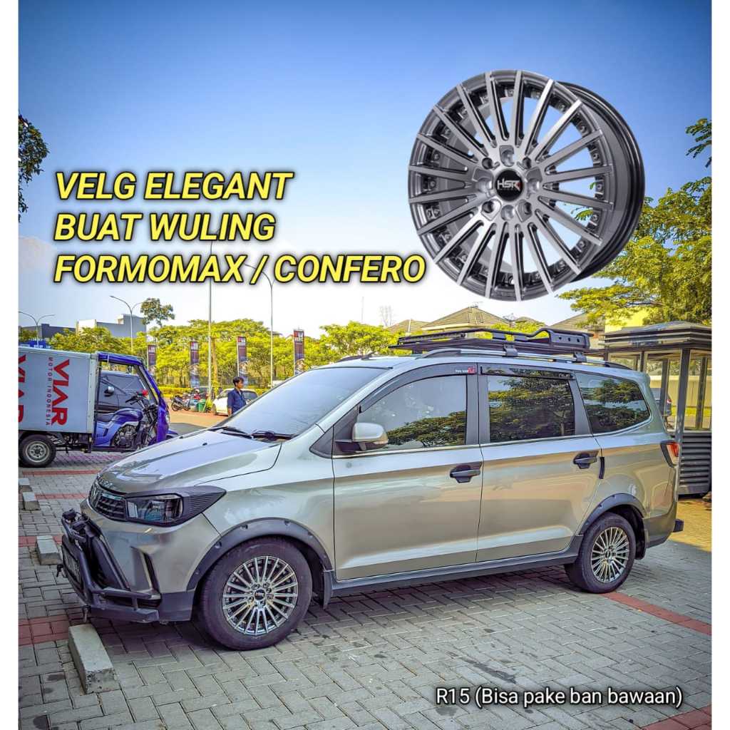 Velg mobil Murah Original HSR r15 Wuling Confero / Wuling Formomax ring 15 HSR TANDAM SIAP KIRIM Ava