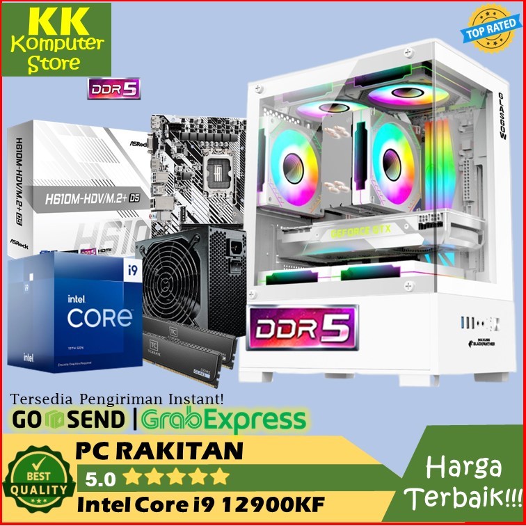 pc office intel core i9 12900k |ddr5 6000mhz[ pc rakitan office kantor core i9 12900k / i9 12900kf ]