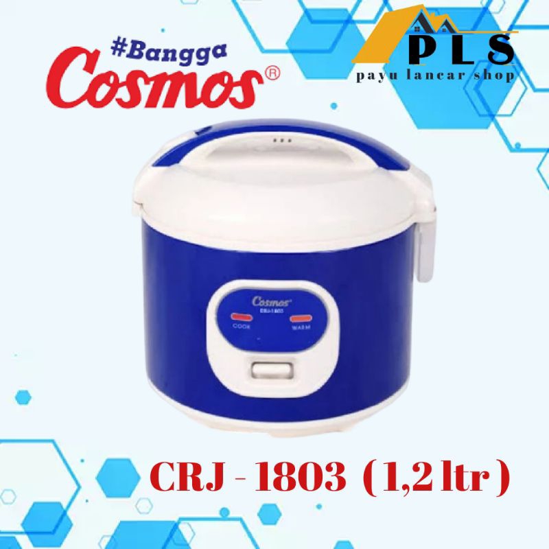 COSMOS rice cooker 1.2 liter crj 1803, magicom cosmos crj1803, magic com cosmos crj-1803