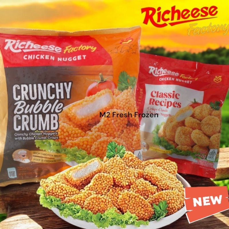 

Richesee Nugget Crunchy Buble 500 Gr | Classic Recipes 250 Gr