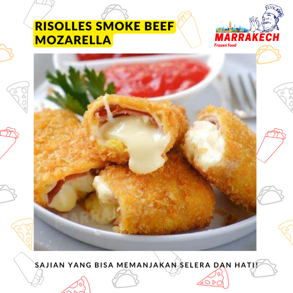 

Risolles Smoke Beef Keju Melted frozen Premium quality