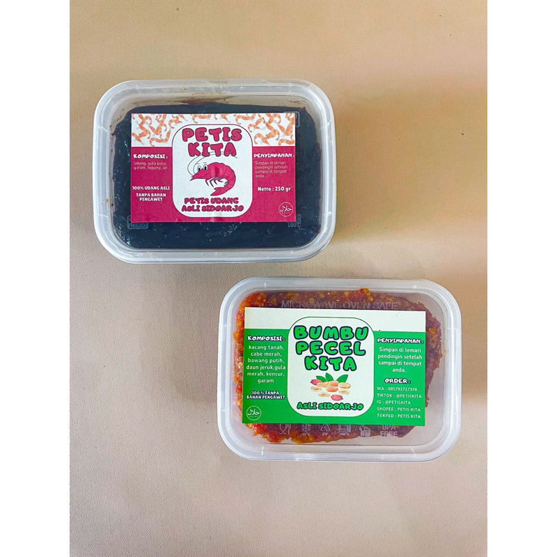 

PAKET BUNDLING Petis Kita + Pecel Kita