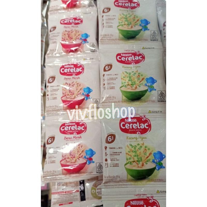 Bubur Bayi Cerelac (Kemasan renceng isi 8 sachet)