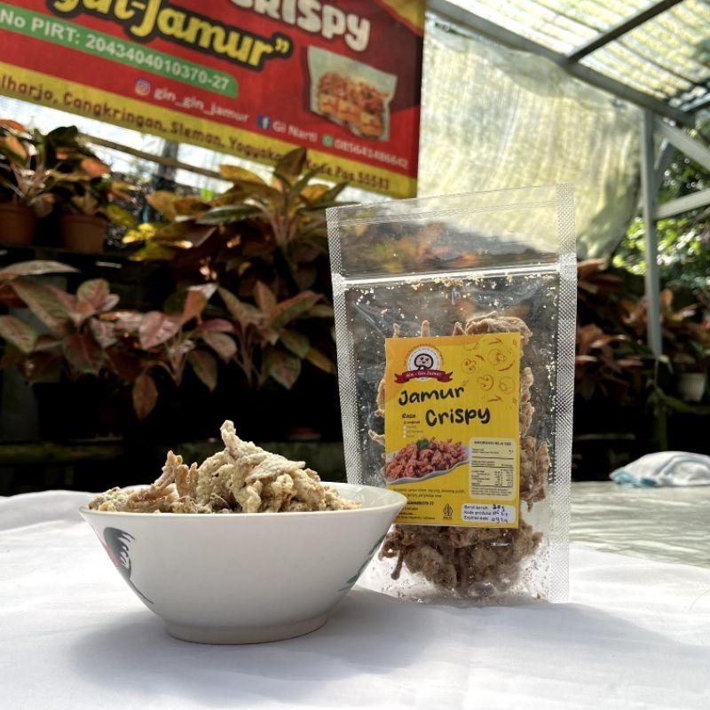 

Camilan Jamur Crispy Makanan Ringan Oleh Oleh Khas Jogja Enak Lezat Murah Bergizi