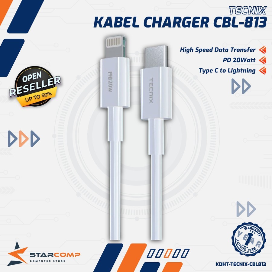 Kabel Tecnix Type C to Lightning CBL-813