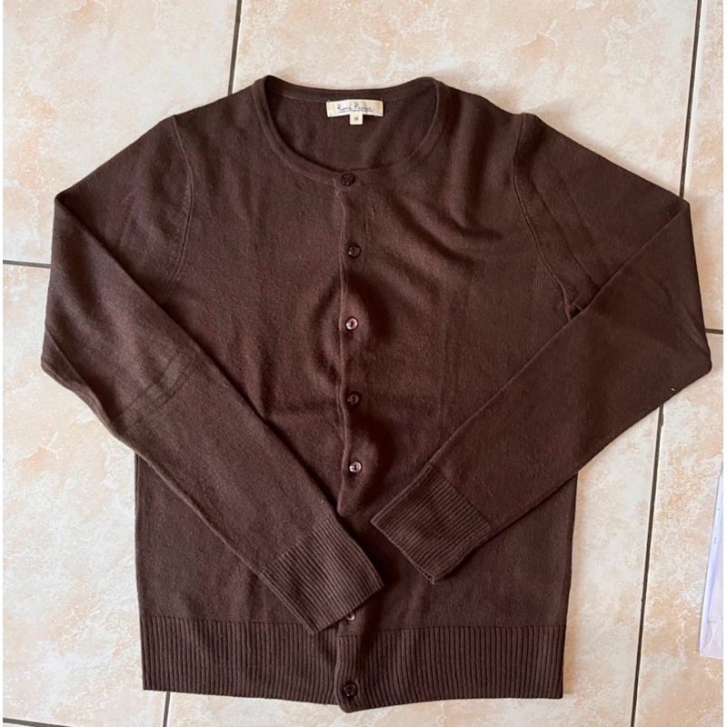 cardigan rajut coklat rope picnic