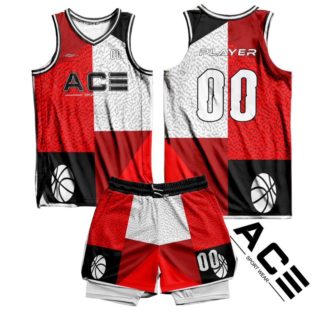 Jersey Basket Murah Custom Nama Dan Logo Wanita Pria