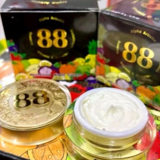 CREAM 88 GINSENG ALPHA ARBUTIN WHITENING NIGHT CREAM 20GR ORIGINAL THAILAND