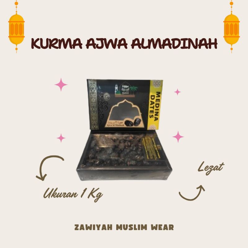 

KURMA AJWA ALMADINAH MAKANAN CEMILAN BUKA PUASA RAMADHAN OLEH OLEH HAJI DAN UMROH
