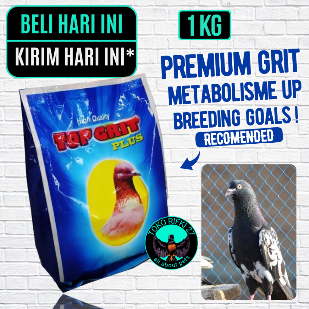 ￼TOP GRIT PLUS TOPGRIT TOPSONG CANGKANG KERANG LAUT ASINAN REMISAN PAKAN BURUNG MERPATI DARA TGRITP