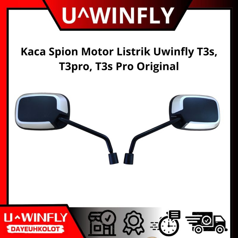 PUT Kaca Spion Motor Listrik Uwinfly T3s ,T3pro ,T3spro Original AST