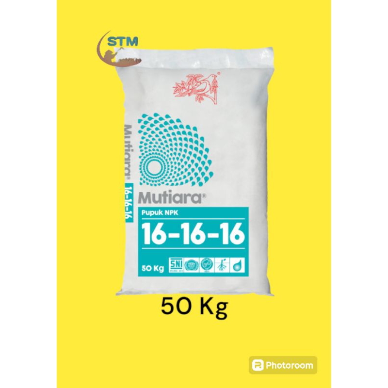 Pupuk NPK Mutiara 16-16-16  50Kg