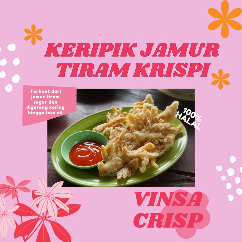 

Vinsa Crisp Keripik Jamur Crispy By Bu Milah