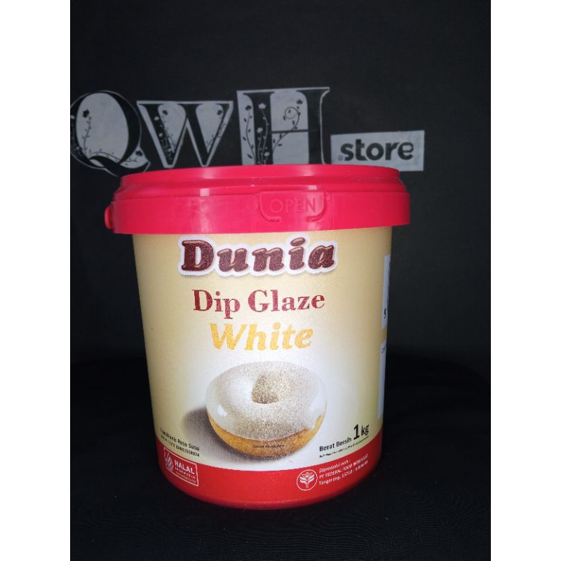 

Glaze Dunia Dip Glaze Rasa White/Vanila Kemasan 1 kg