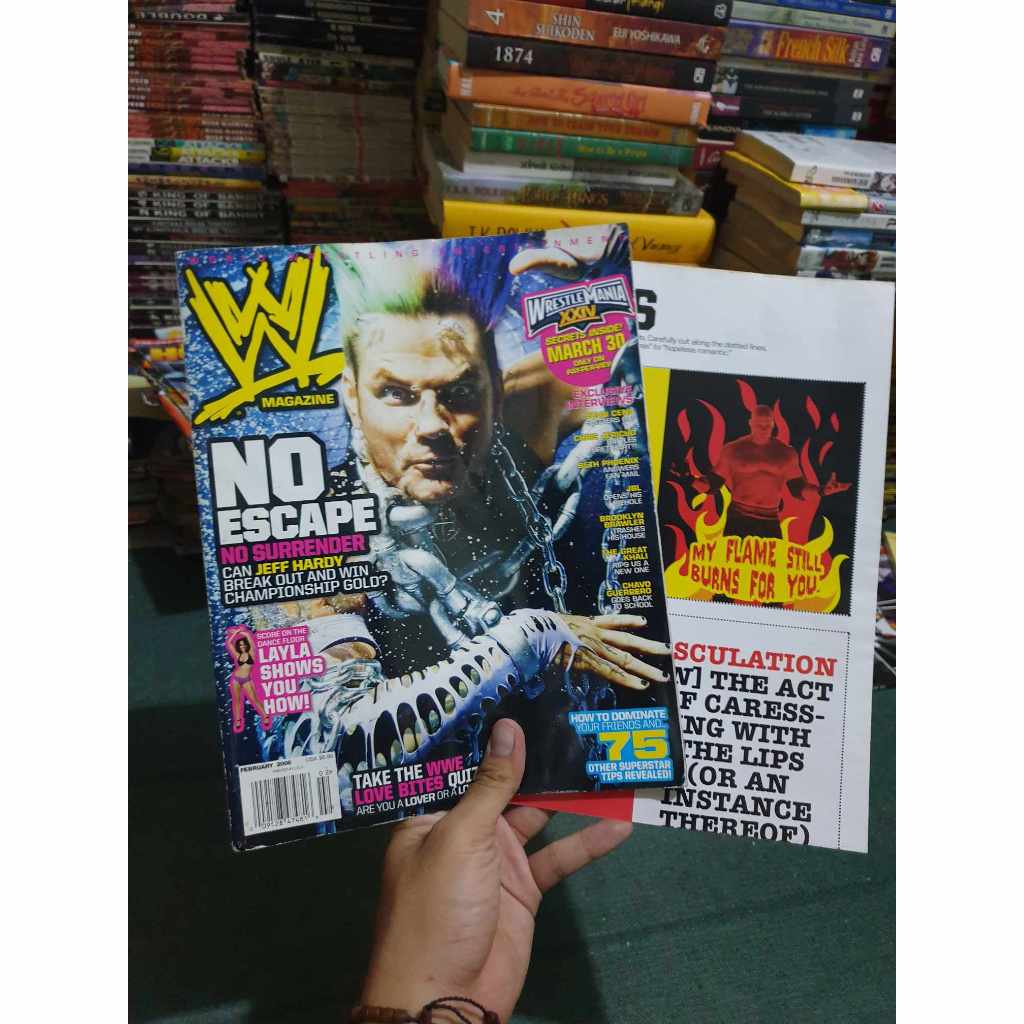 Majalah Import : WWE Magazine Jeff Hardy Cover ( Majalah World Wrestling Entertainment )