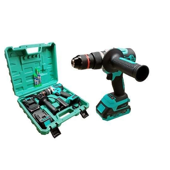 NRT-Pro 743DC Cordless Impact Drill Set 20V / NRT Pro 743 DC Mesin Bor Baterai 13mm 20V