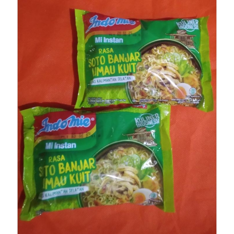 

mie instan soto Banjar limau kuit Banjarmasin Kalimantan selatan