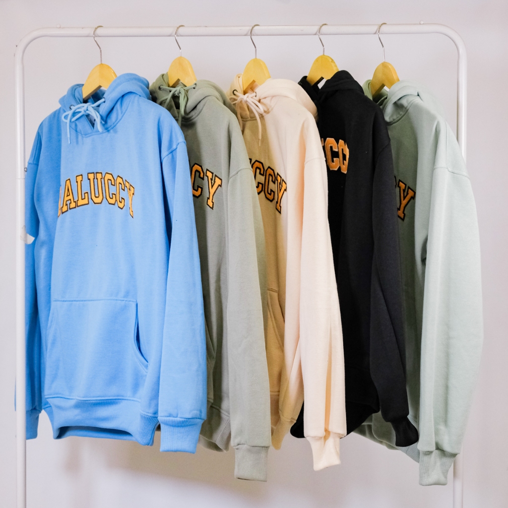 Sweater Hoodie aesthetic Haluccy Remaja Versi Korea pria wanita
