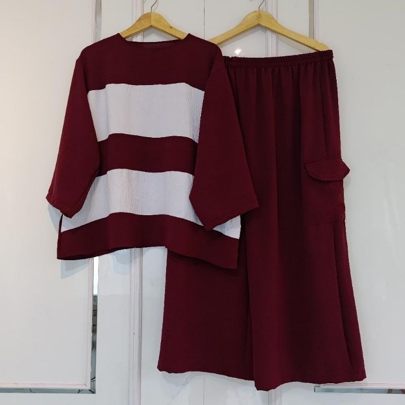 Setelan Cargo Jumbo Murah, Setelan Cargo Ld 140 , Setelan Cargo Crinkle